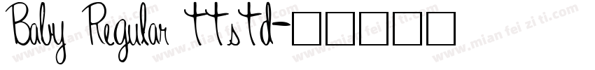 Baby Regular ttstd字体转换